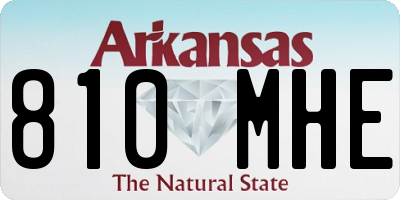AR license plate 810MHE