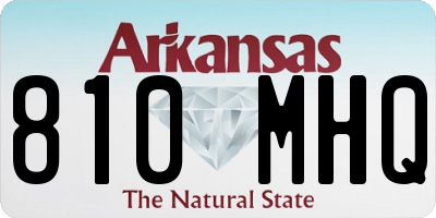 AR license plate 810MHQ
