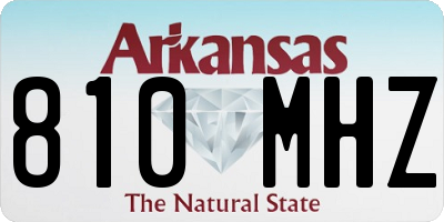 AR license plate 810MHZ