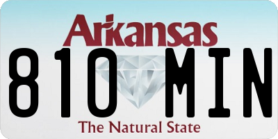 AR license plate 810MIN