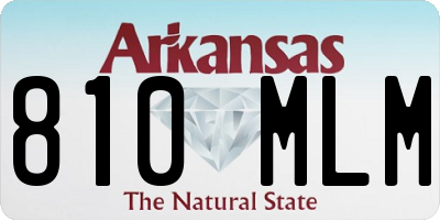 AR license plate 810MLM