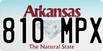 AR license plate 810MPX