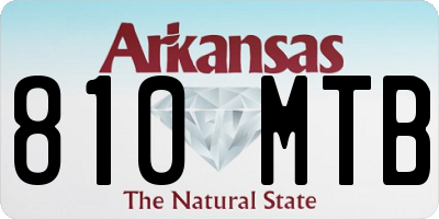 AR license plate 810MTB