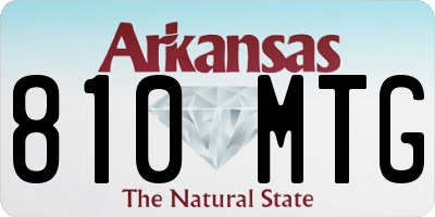 AR license plate 810MTG