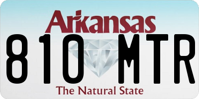 AR license plate 810MTR