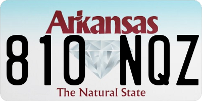 AR license plate 810NQZ
