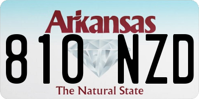 AR license plate 810NZD