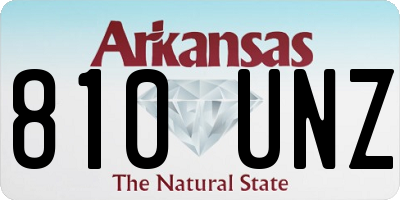 AR license plate 810UNZ