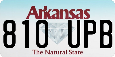AR license plate 810UPB