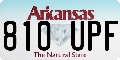 AR license plate 810UPF
