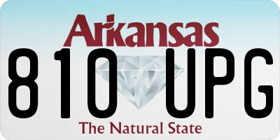 AR license plate 810UPG