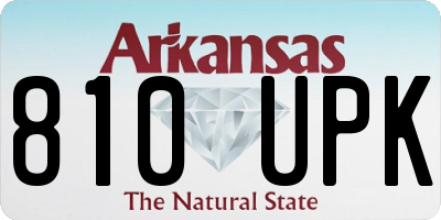AR license plate 810UPK