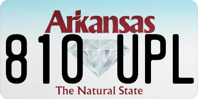 AR license plate 810UPL