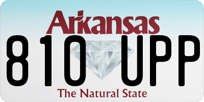 AR license plate 810UPP