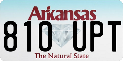AR license plate 810UPT