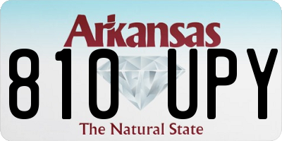 AR license plate 810UPY