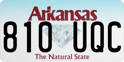 AR license plate 810UQC