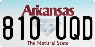 AR license plate 810UQD