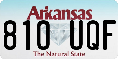 AR license plate 810UQF