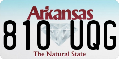 AR license plate 810UQG