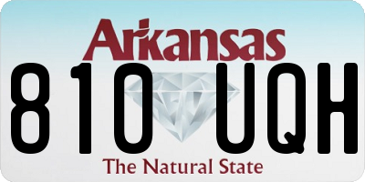 AR license plate 810UQH