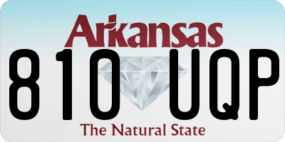 AR license plate 810UQP