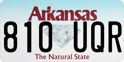 AR license plate 810UQR