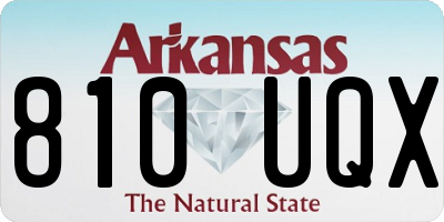 AR license plate 810UQX