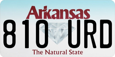 AR license plate 810URD