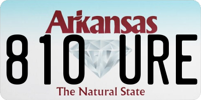 AR license plate 810URE