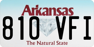 AR license plate 810VFI