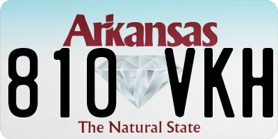 AR license plate 810VKH