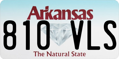 AR license plate 810VLS