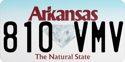 AR license plate 810VMV