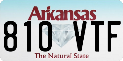 AR license plate 810VTF