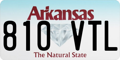 AR license plate 810VTL