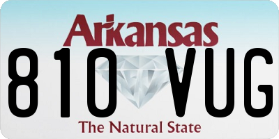 AR license plate 810VUG