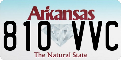 AR license plate 810VVC