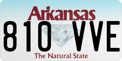 AR license plate 810VVE