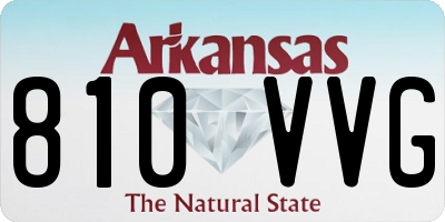 AR license plate 810VVG