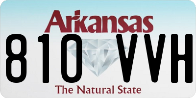 AR license plate 810VVH
