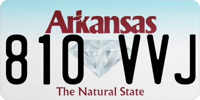 AR license plate 810VVJ