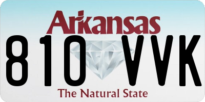AR license plate 810VVK