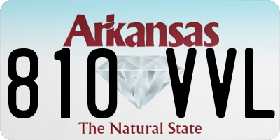 AR license plate 810VVL