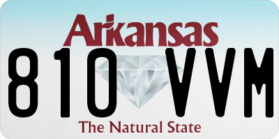 AR license plate 810VVM