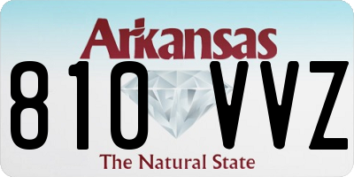 AR license plate 810VVZ