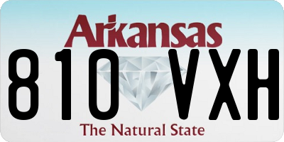 AR license plate 810VXH