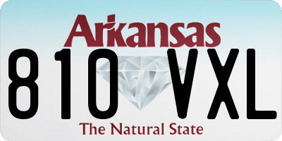 AR license plate 810VXL