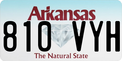 AR license plate 810VYH