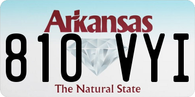 AR license plate 810VYI